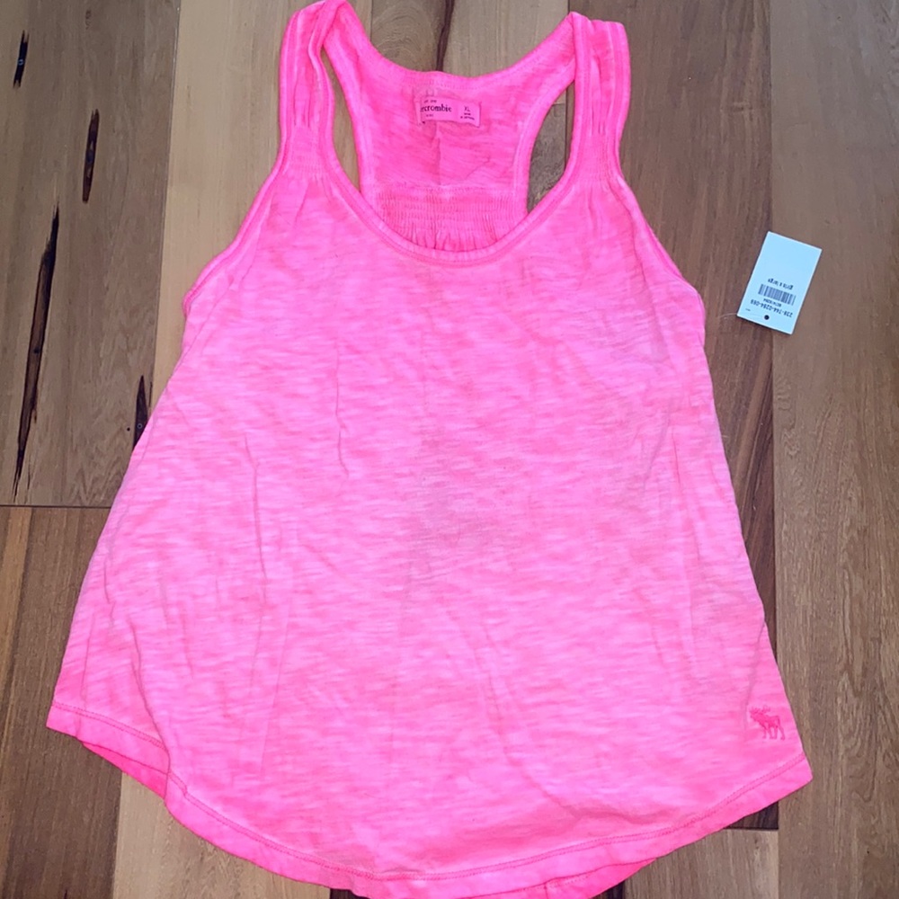 NWT~ABERCROMBIE KIDS PINK TOP~GIRLS XL